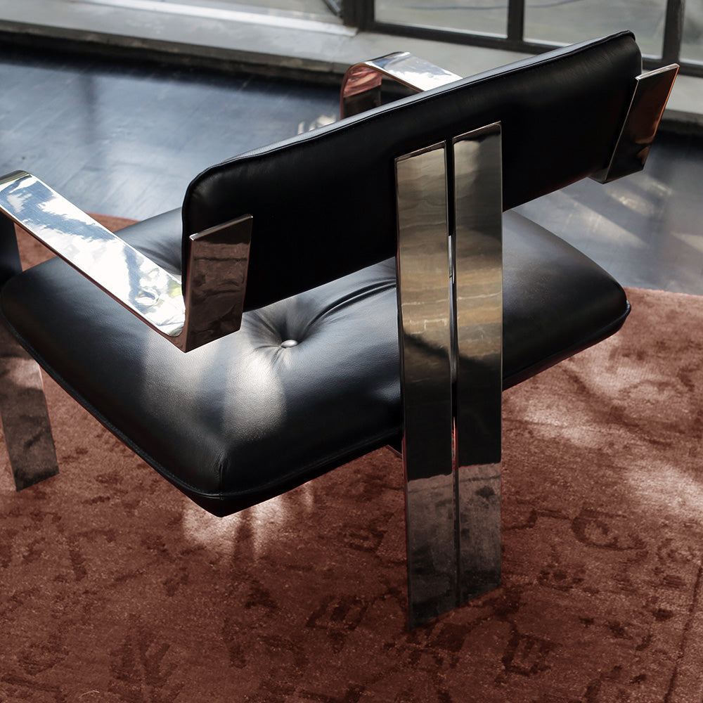 Chaise n°1 - Cuir noir