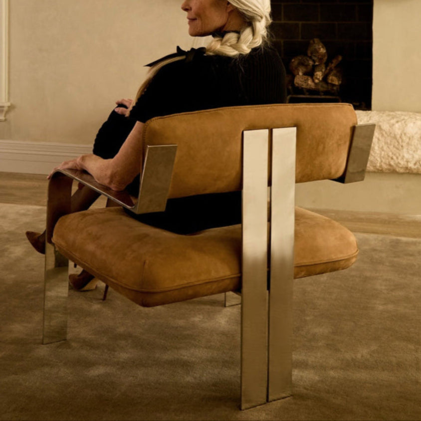 Chaise n°1 - Nubuck Camel