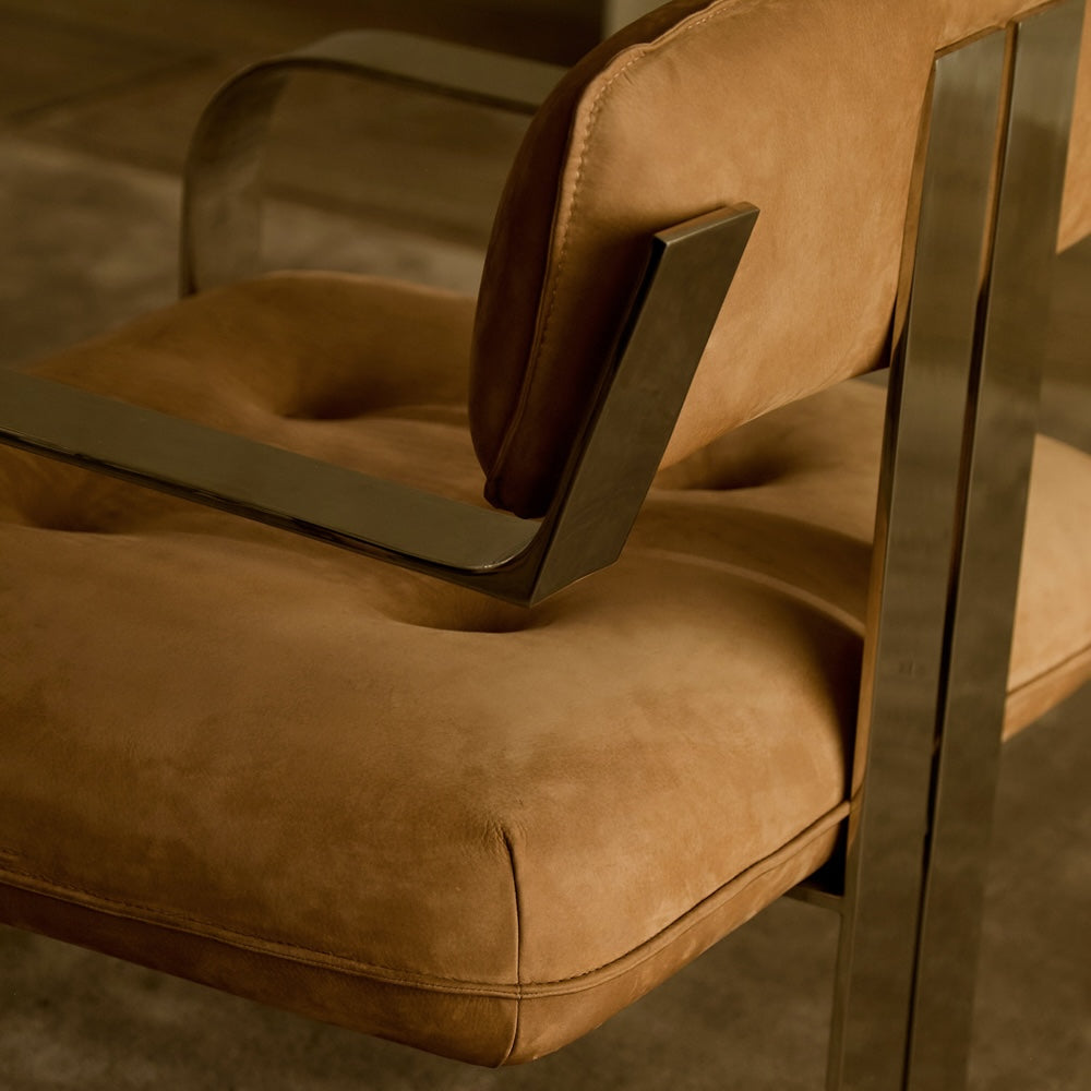 Chaise n°1 - Nubuck Camel
