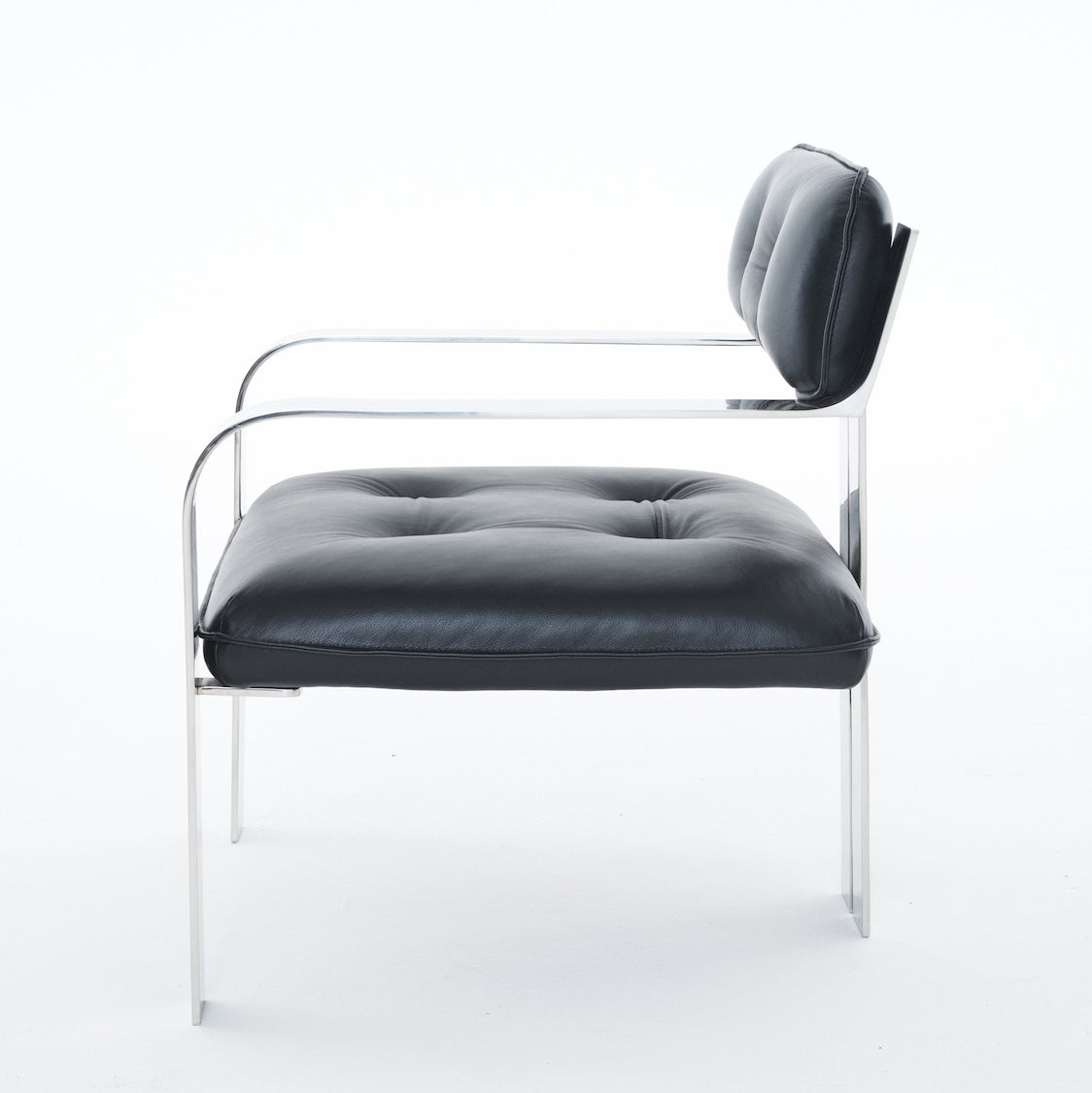 Chaise n°1 - Cuir noir