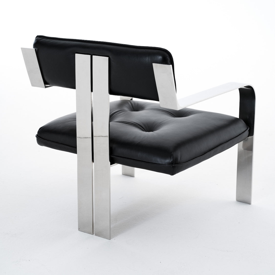 Chaise n°1 - Cuir noir