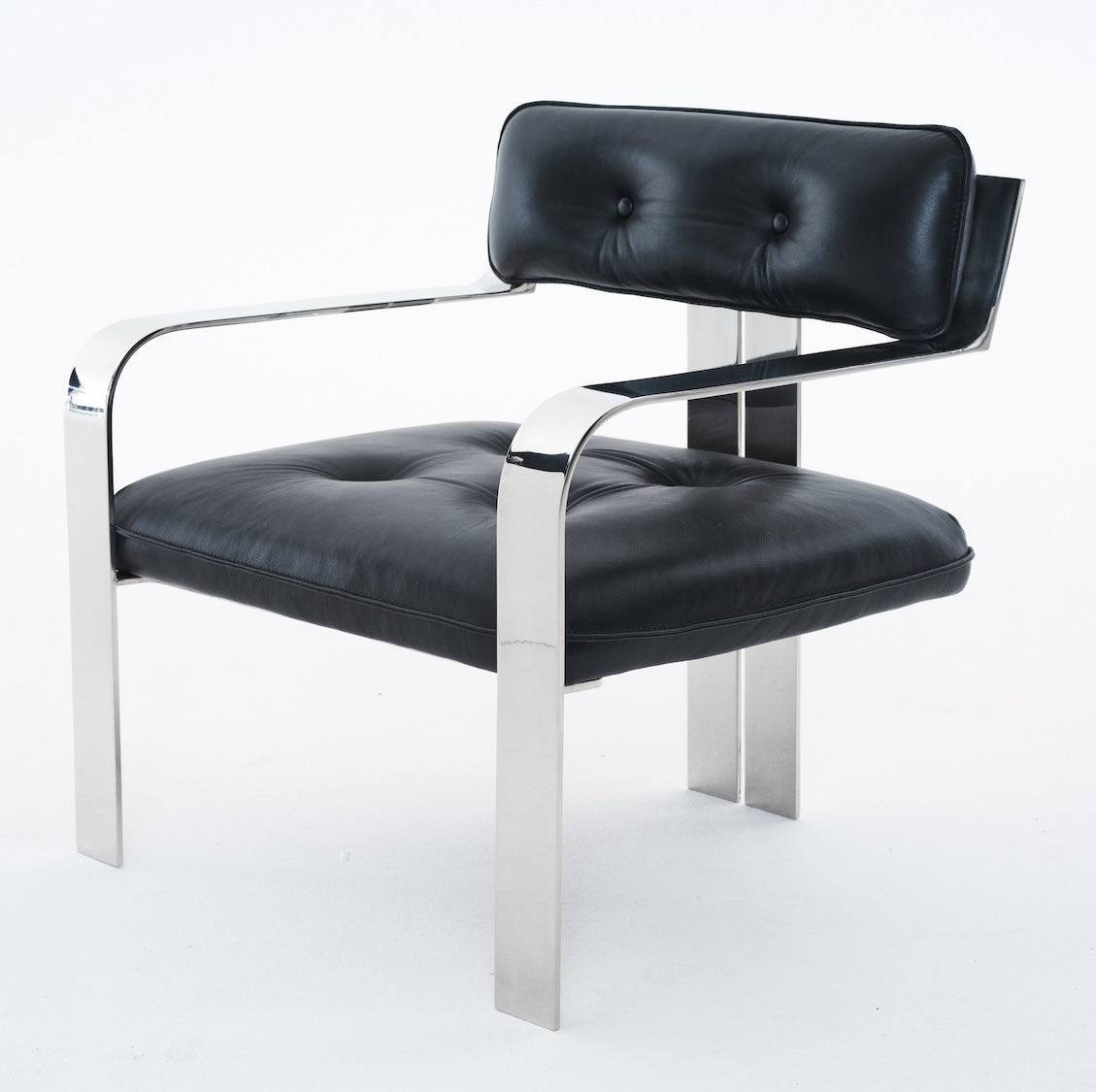 Chaise n°1 - Cuir noir